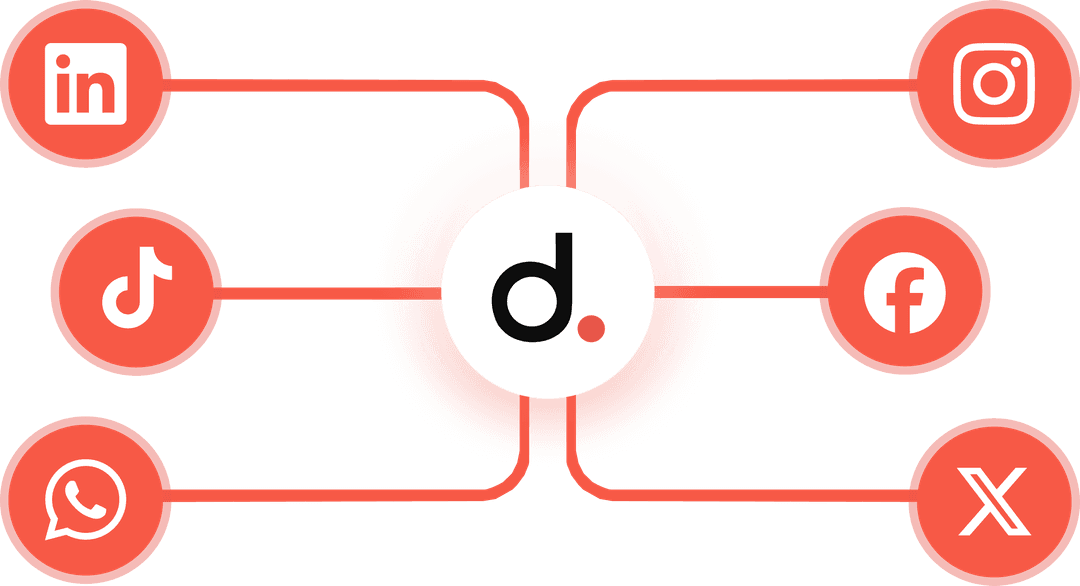 Branding Digital — réseaux sociaux illustration