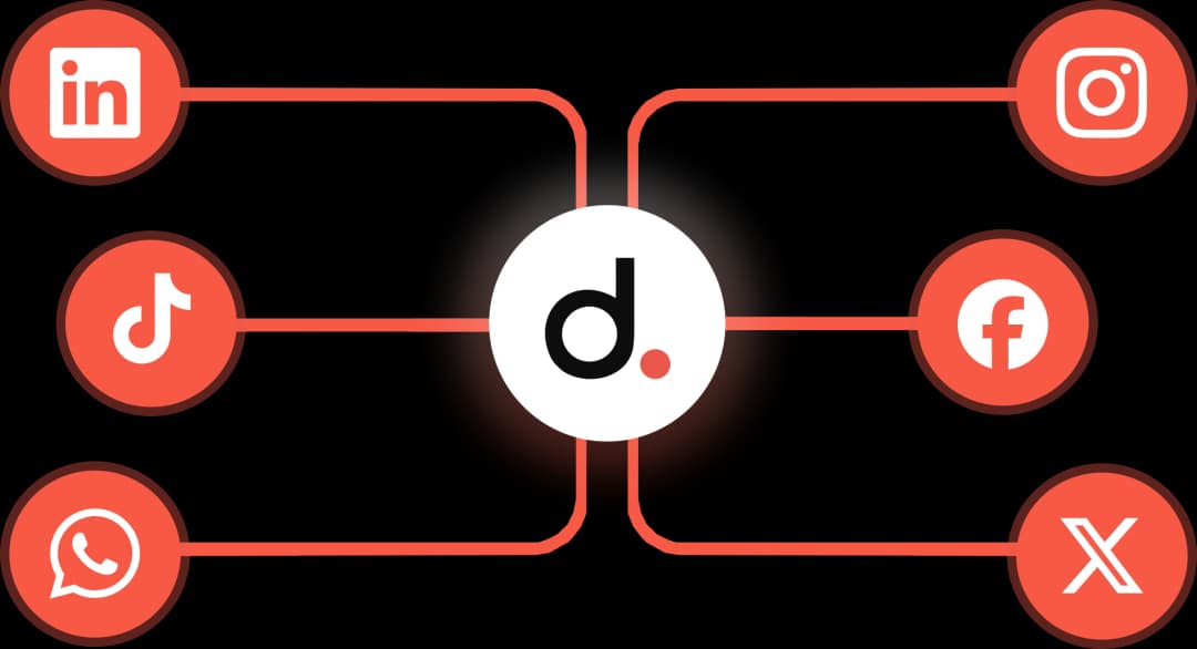 Branding Digital : réseaux sociaux illustration